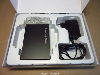 Microconnect DPS12 DisplayPort video splitter FULL 3D INCL PSU - ORIGINAL BOX