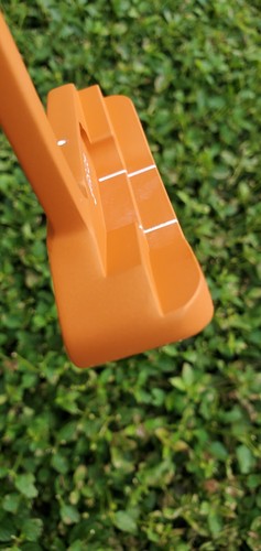 Highside Buckets Orange White Blade Stainless Putter Milled Graphite Shaft 34" - Picture 7 of 14