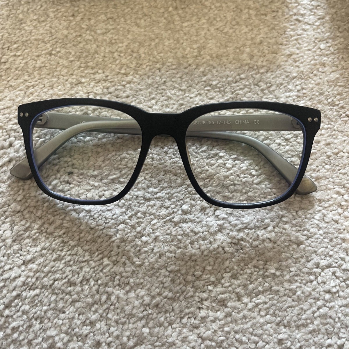 MVMT Ritual Everscroll Blue Light Eyeglasses Black 55-17-145 UK