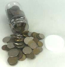 OVER 150!! World Coin Collection BULK Mixed Coin LOT UNSEARCHED w/ JAR