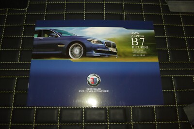 RARE VIP customer brochure/brochure BMW Alpina B7 biturbo & AWD long version 3/10