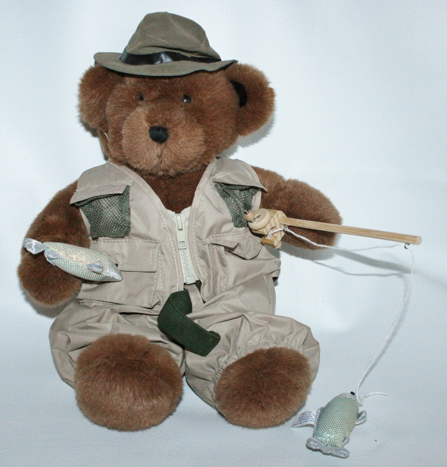 BUILD-A-BEAR FISHING FISHERMAN TEDDY OUTFIT Vest Waders Fishing