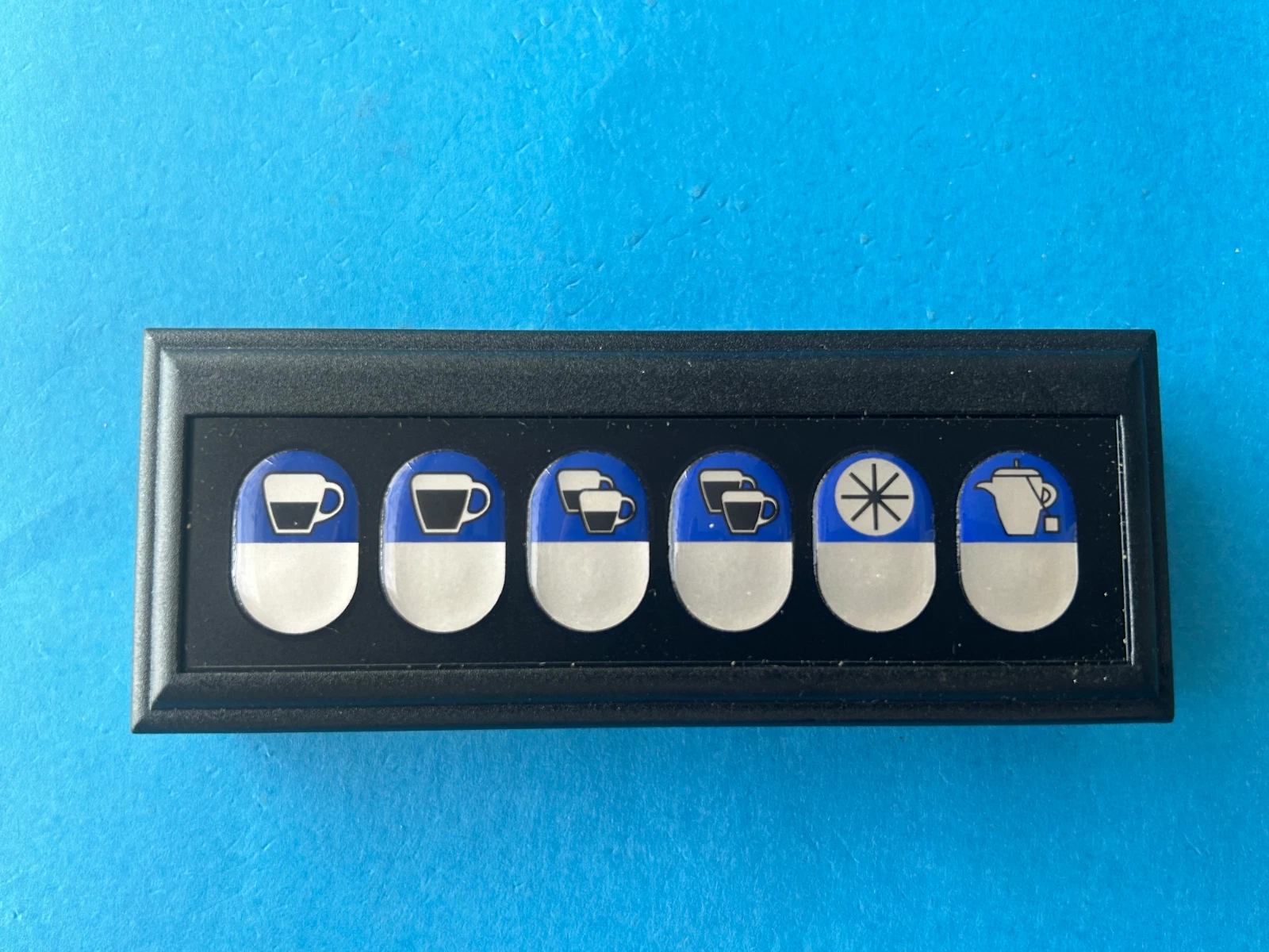 GICAR 9.9.08.91G 6-BUTTON TOUCHPAD FOR ESPRESSO MACHINES PROMAC- BEZZERA, ECM...