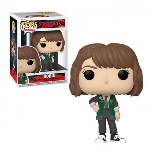 Figurine Stranger Things - Robin Season 4 Pop 10cm Figurine Stranger Things - Robin Season 4 Pop 10cm | Funko Pop | 2 Figurine Stranger Things - Robin Season 4 Pop 10cm | Funko Pop