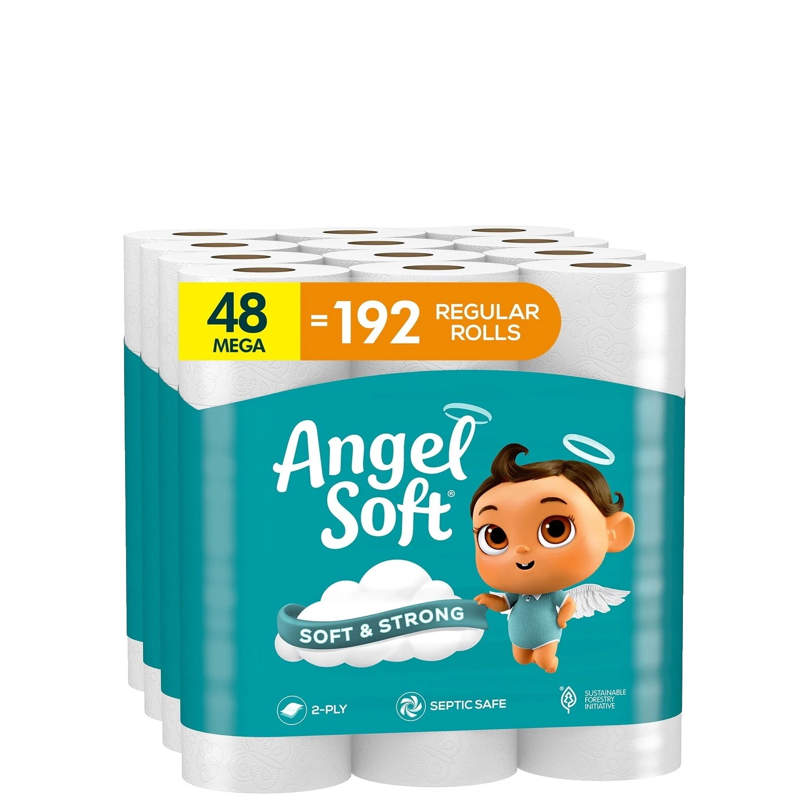 Rollo de papel de seda blanco