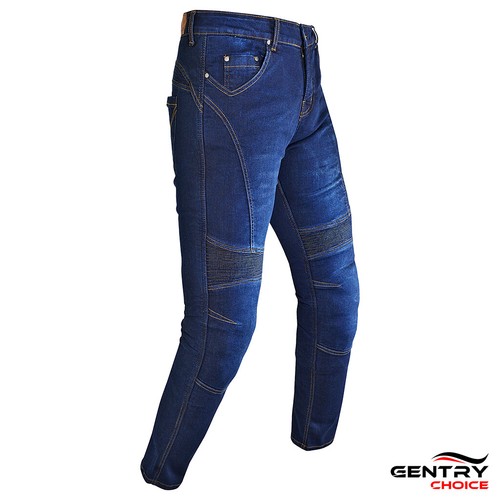 RIDERACT® Mens Motorcycle Pant Reinforced Denim jeans Bikers Style Riding Jeans - Picture 33 of 34