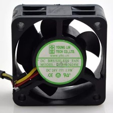 YOUNG LIN 4020 DFB402024MA DC24V 1.9W 4CM 3-Wire Inverter Cooling Fan