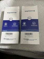 Inrageo Flying Insect Trap Refills, Indoor, Compatible with Zevo, 8 Per Pack