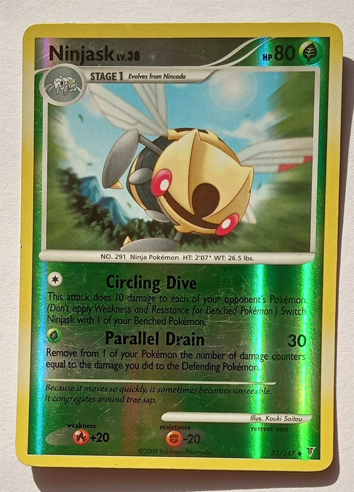 Pokemon - Ninjask - Supreme Victors 73/147 - Reverse Holo - LP
