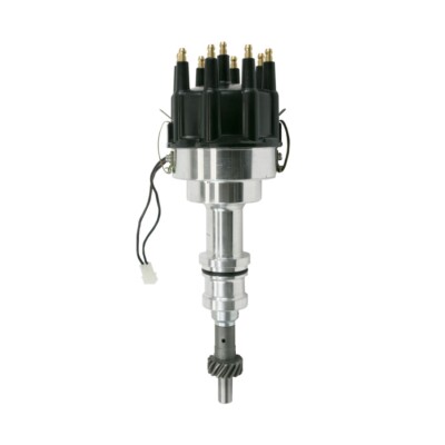 Pro Billet Distributor Ford SBF 351W V8 5.8L Mechanical Advance Steel Gear Black