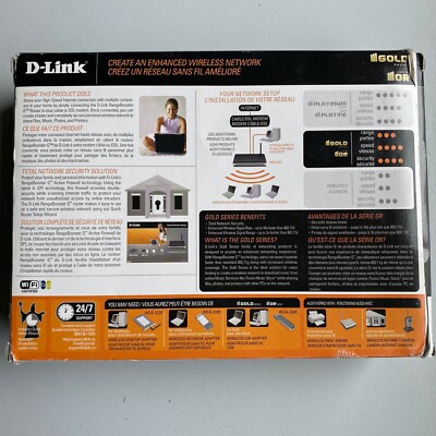 Routeur Sans Fil D-Link Rangebooster G WBR-2310 Neuf Sous Emballage
