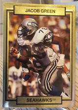 1990 Action Packed Jacob Green #252 Seattle Seahawks