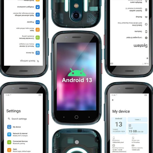 Unihertz Jelly Star Mini Smartphone 3.0" LED Transparent Backshell 8GB+256GB GPS - Picture 6 of 19