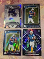 2024 Adonai Mitchell Topps Resurgence Auto plus 53 more cards