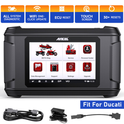 ANCEL MT510 for Ducati Motorcycle Diagnostic Full System OBD2 Scanner Oil Reset