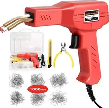 Plastic Welder, 1000PCS Staples, Plastic Welding Kit, Hot Stapler Kit, Plasti...