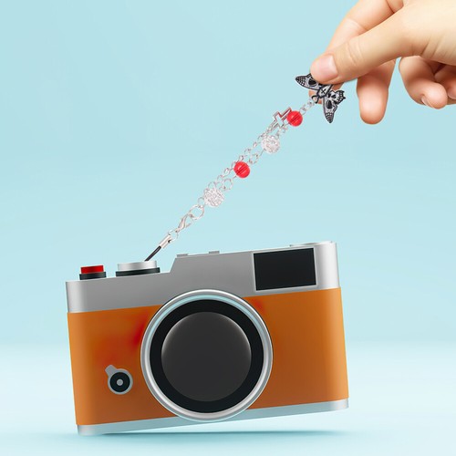 2 Pcs Mobile Phone Chain Camera Accessories Butterfly Strap - 第 9/12 張圖片