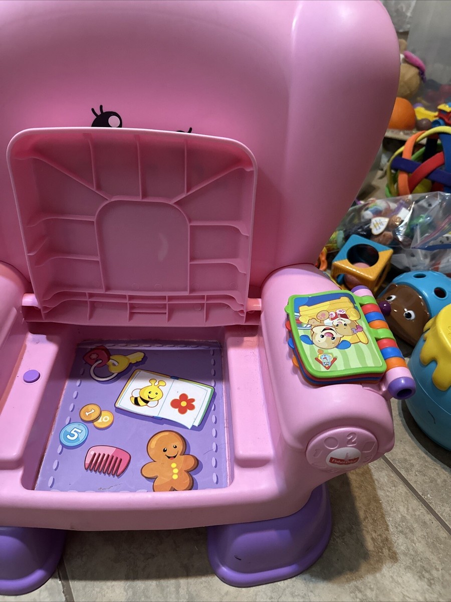 Fisher-Price Laugh & Learn Smart Stages Pink Chair W/Remote And