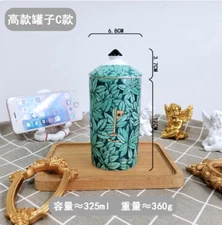 Candle Holder Crafted Ceramic Candle Jar with Enchanting Big Eyes and Versatile!