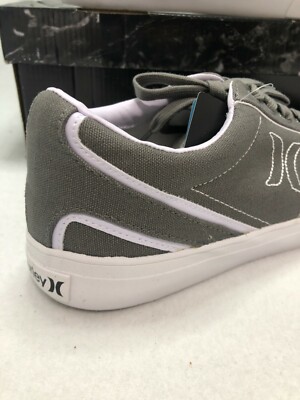 Hurley Gray Kayo Lace Shoes Men’s 11M Hurley Kayo Mule Mens Slip On Flat Shoes Canvas Casual Gray  main image 3