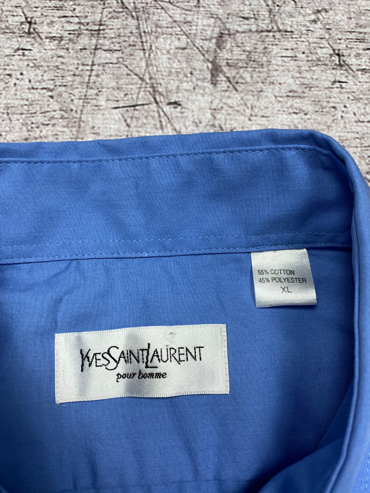 Camicia Yves Saint Laurent YSL vintage uomo manica corta taglia XL