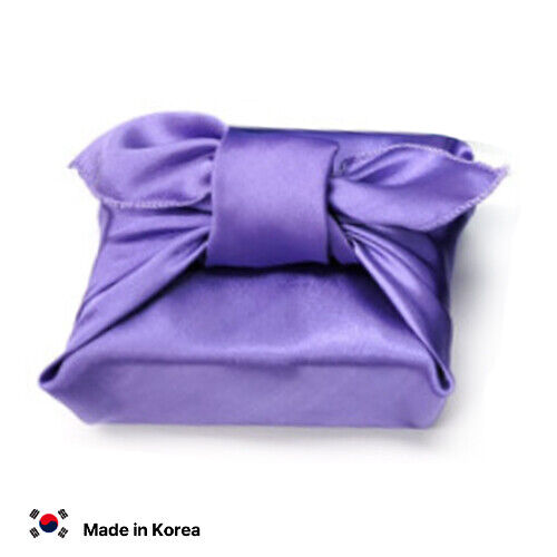 Korea Traditional Cloth Craft Food Wrapping Purple Bojagi  Visiting Gift - Picture 1 of 8