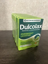 6PK Dulcolax Laxative Bisacodyl 5mg 25 Tablets Each Sealed New EXP 05/2027
