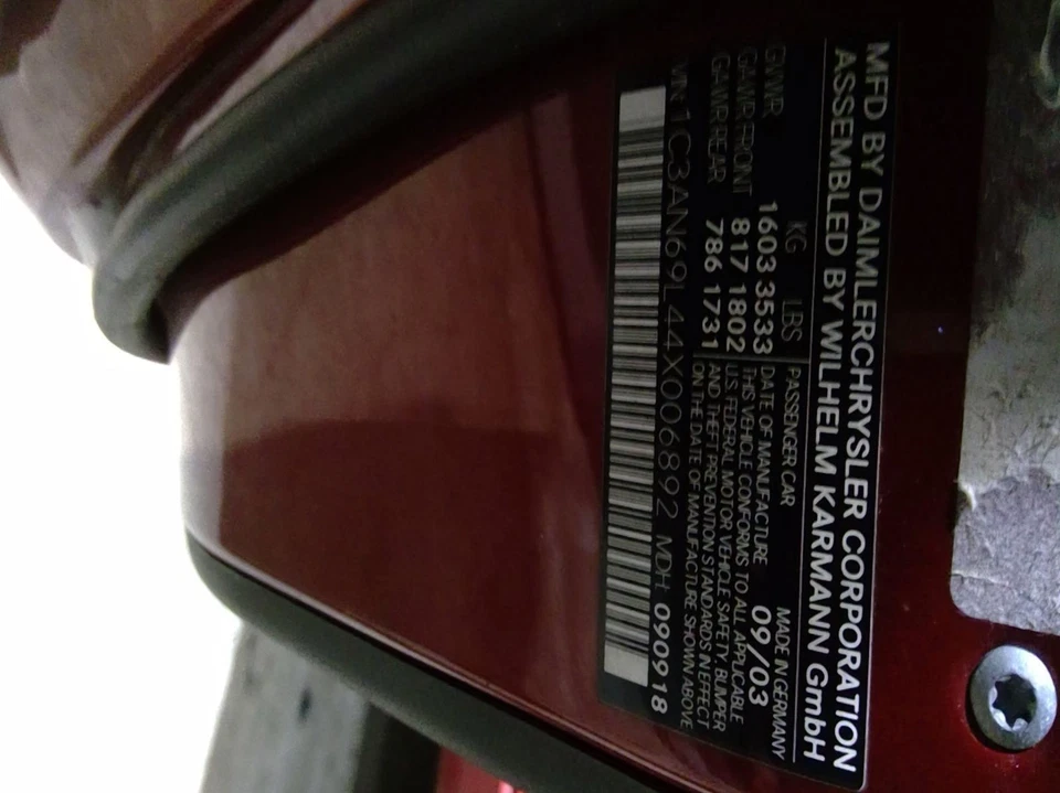 Módulo de control del motor usado (ECM) se adapta a: Chrysler Crossfire ID 1121535379 2004 Gra Foto 2 de 4