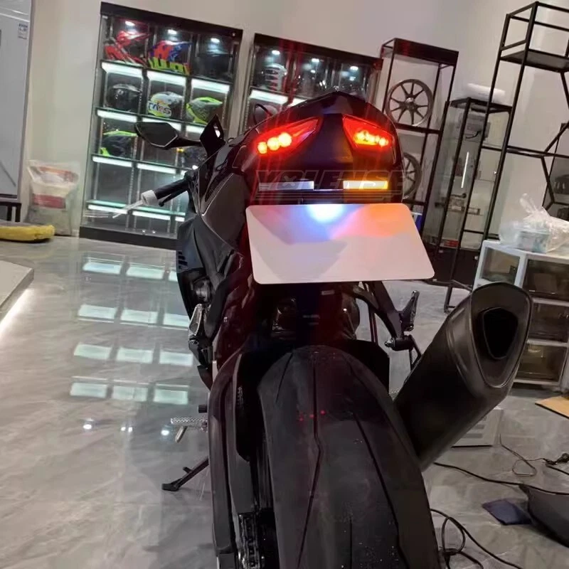 Motorcycle License Plate Holder LED Lights For HONDA CBR1000RR CBR1000RR-R 20-23 - Image 3 of 4