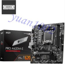 NEW MSI PRO A620M-E AMD A620/AM5 Motherboard ...