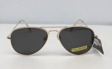 Foster Grant Polarized Gold Aviator Womens Sunglasses 100 UV FG MP 20 12 710 CGR