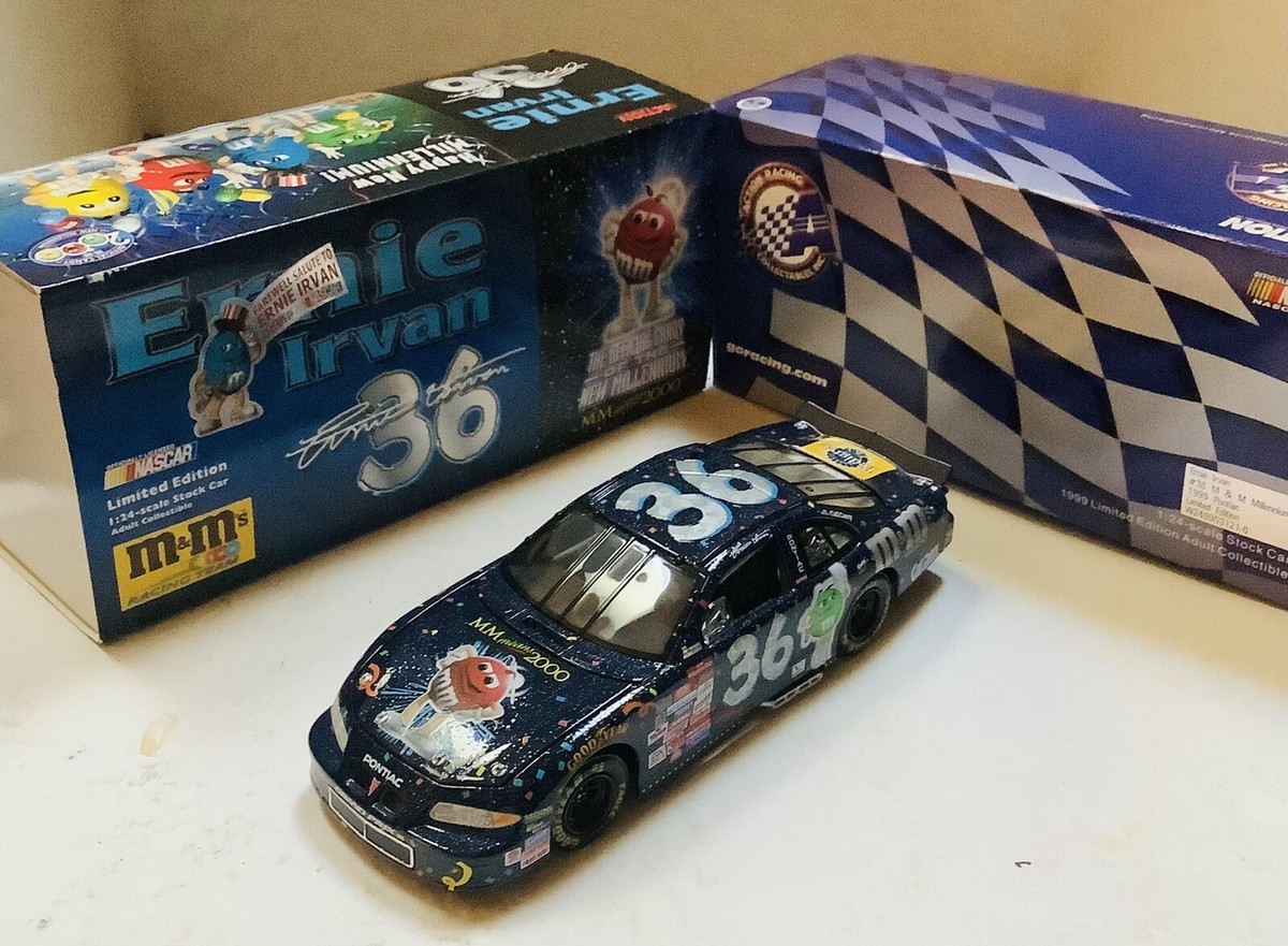 M&M'S NASCAR ERNIE IRVAN NASCAR ミニカー Review: 1999 Ernie Irvan #36 M&Ms Crispy Pontiac 1/24 Elite