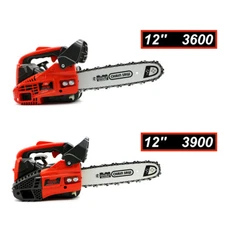 25.4cc 12'' Gas Chainsaw Top Handle Compact handheld Chain Saw 2-Stroke Engine