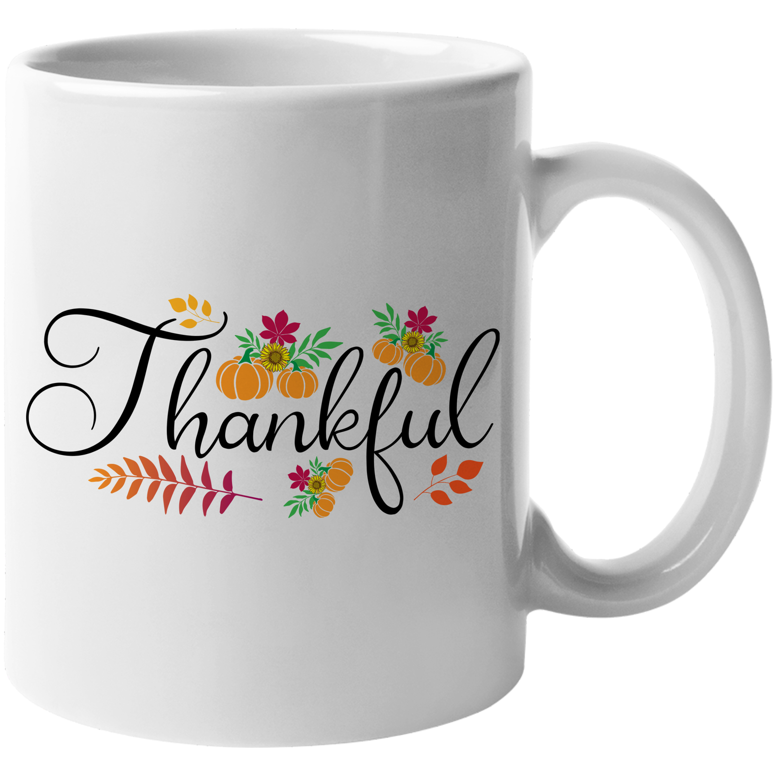 Autumn Thankful Coffee & Tea Mug - Fantastic Fall Thanksgiving Gift