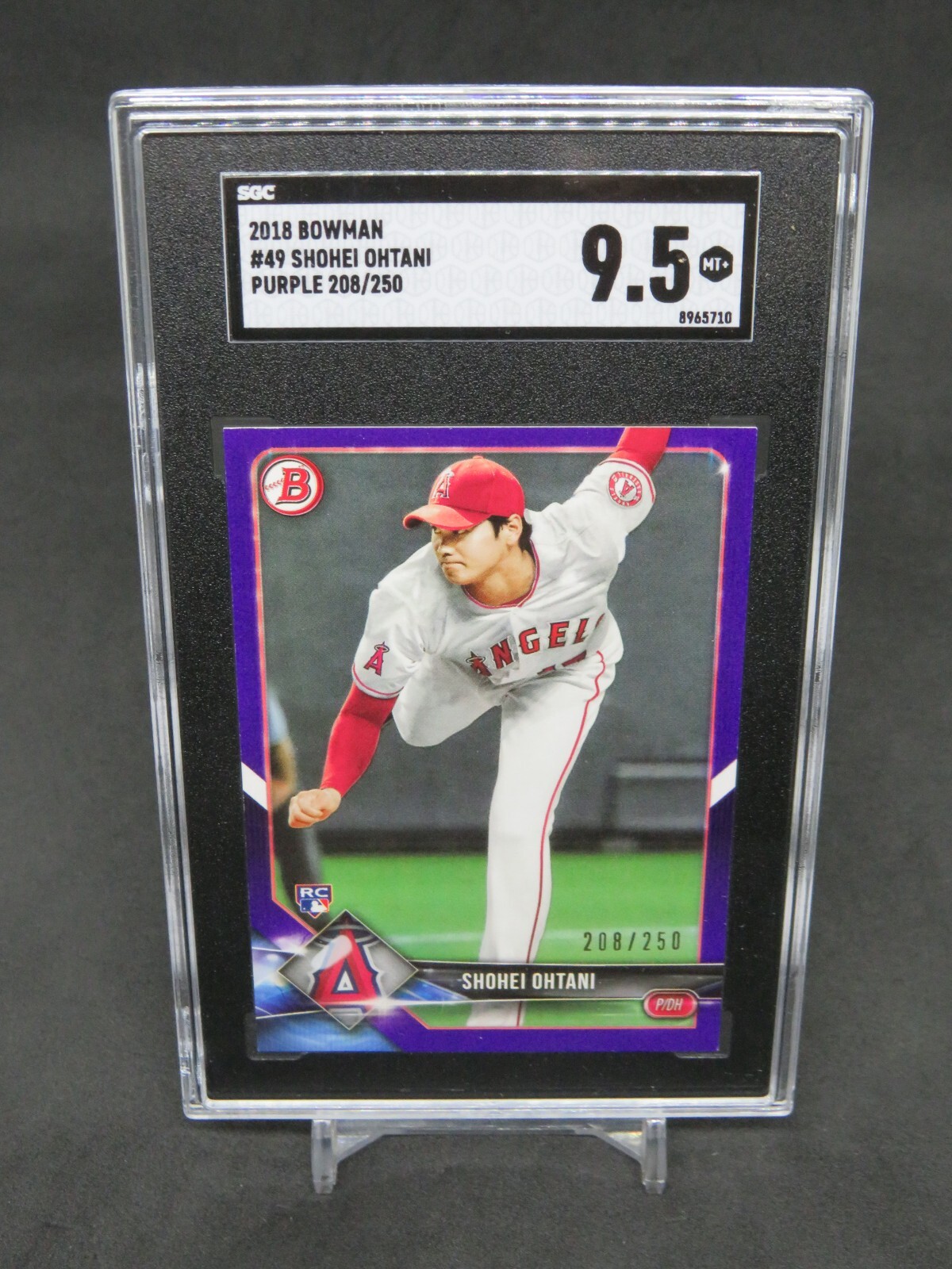 Shohei Ohtani 2018 Bowman #49 Purple /250 Price Guide Shohei Ohtani 2018 Bowman #49 Purple /250 Price Guide