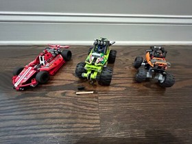 LEGO TECHNIC: Race Cars Sets:(42001,42011,42027) 100% Complete with Manuals
