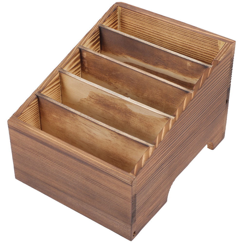 Cell Phone Storage Box for Classroom Wooden Caddy Mobile Office