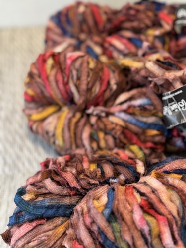 BARGAIN!!! Lot of 3 ~COLINETTE Tagliatelli Yarn ~Color-Copper Beach ~158Yds/100g - Picture 4 of 4