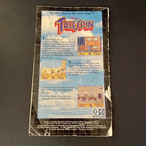 World of Illusion protagonizado por Mickey Mouse y el Pato Donald (Sega Master, 1992) en caja - Imagen 7 de 7