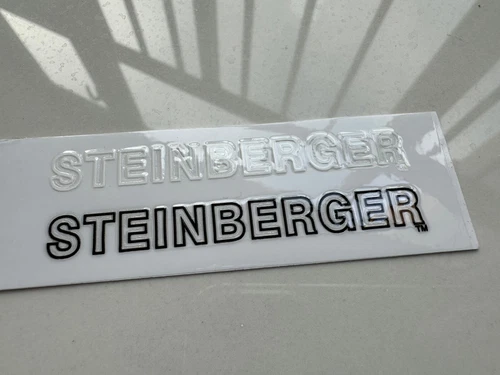 1Pc Vinyl UV Transfer RAISED Headstock Decal Sticker For STEINBERGER Guitar Bass