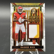 2023 Gold Standard Rashee Rice Newly Minted Rookie Patch /49 Chiefs RC