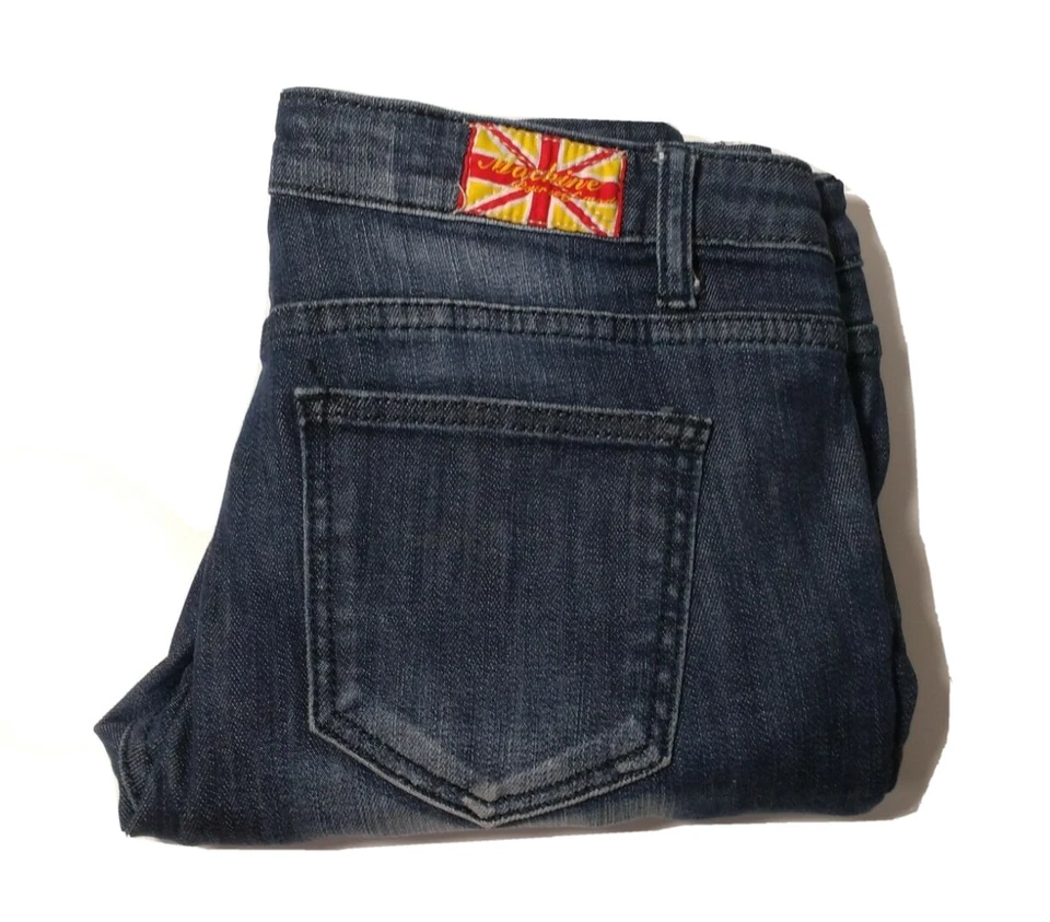 Machine Nouvelle Jeans Women's Size 31 Low Rise Distressed Medium Blue (31x30) - Image 2 of 4