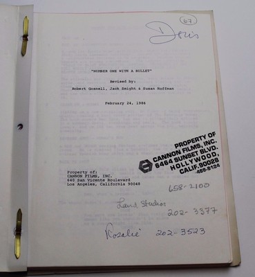 DORIS ROBERTS Personally Used 1986 Movie Script * Number One with a ...