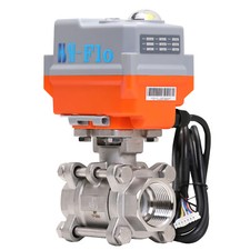 Hsh-flo 24vdc 4-20ma0-20ma Proportional Integral Control Motorized Ball Valve