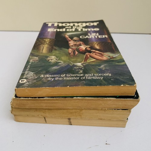 Thongor Book Bundle x 4 Paperback Lot By Lin Carter Sci-fi Fiction - Tandem - Picture 4 of 6