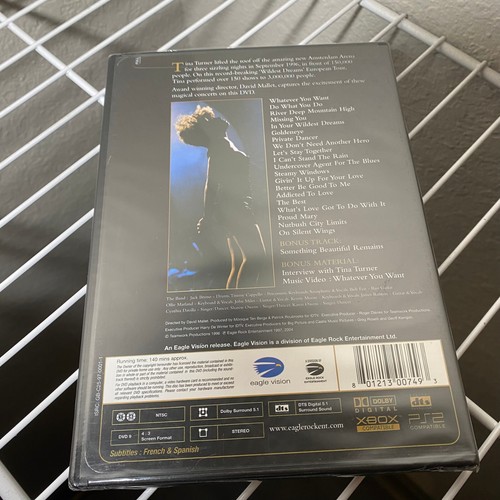 Tina Turner Live in Amsterdam - Wildest Dreams Tour DVD NEW - Picture 2 of 6