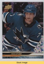 2024-25 Upper Deck Series 2 Rainbow Speckled Foil Nico Sturm #385 READ 6kv