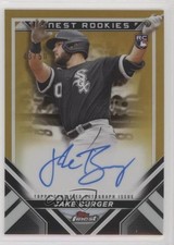 2022 Finest Rookies Design Variation Gold Refractor 43/50 Jake Burger Auto 4z8