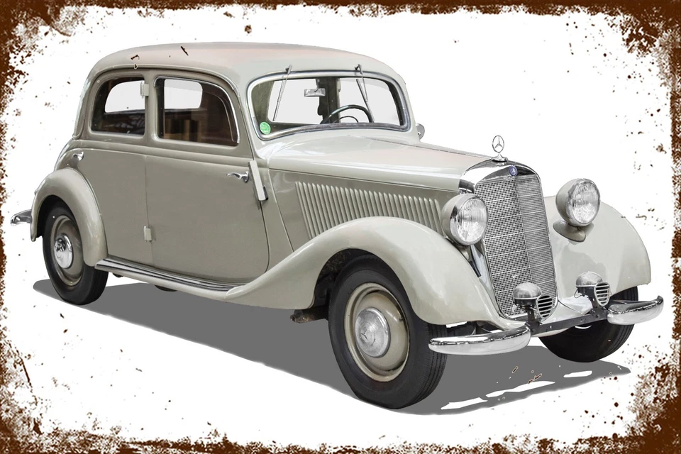 BLECHSCHILDER.STORE Retro Blechschild AUTO CAR PKW 30 x 20 cm Metallschild Nostalgie (b0493s)