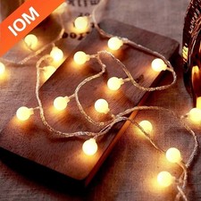 6M 40Leds Ball LED String Lights USB Battery Garland Wedding Garden Christmas